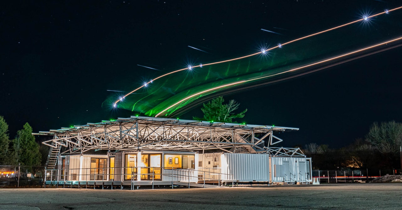 A Rest Stop Where Flying Cars Can Recharge